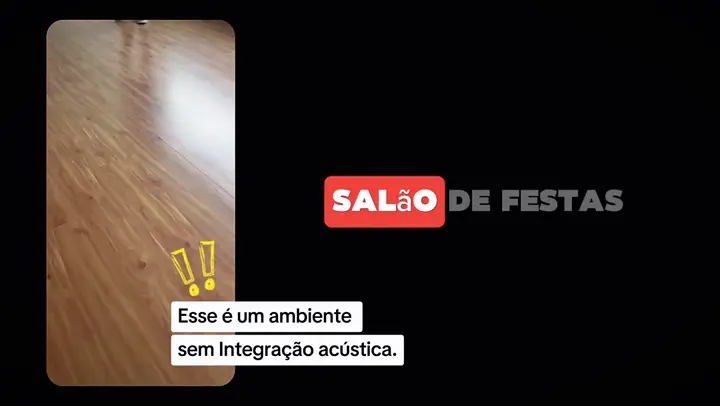 Vídeo — Acústica para Salões de Festas